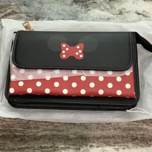 Disney Black and Red Polka Dot Wallet